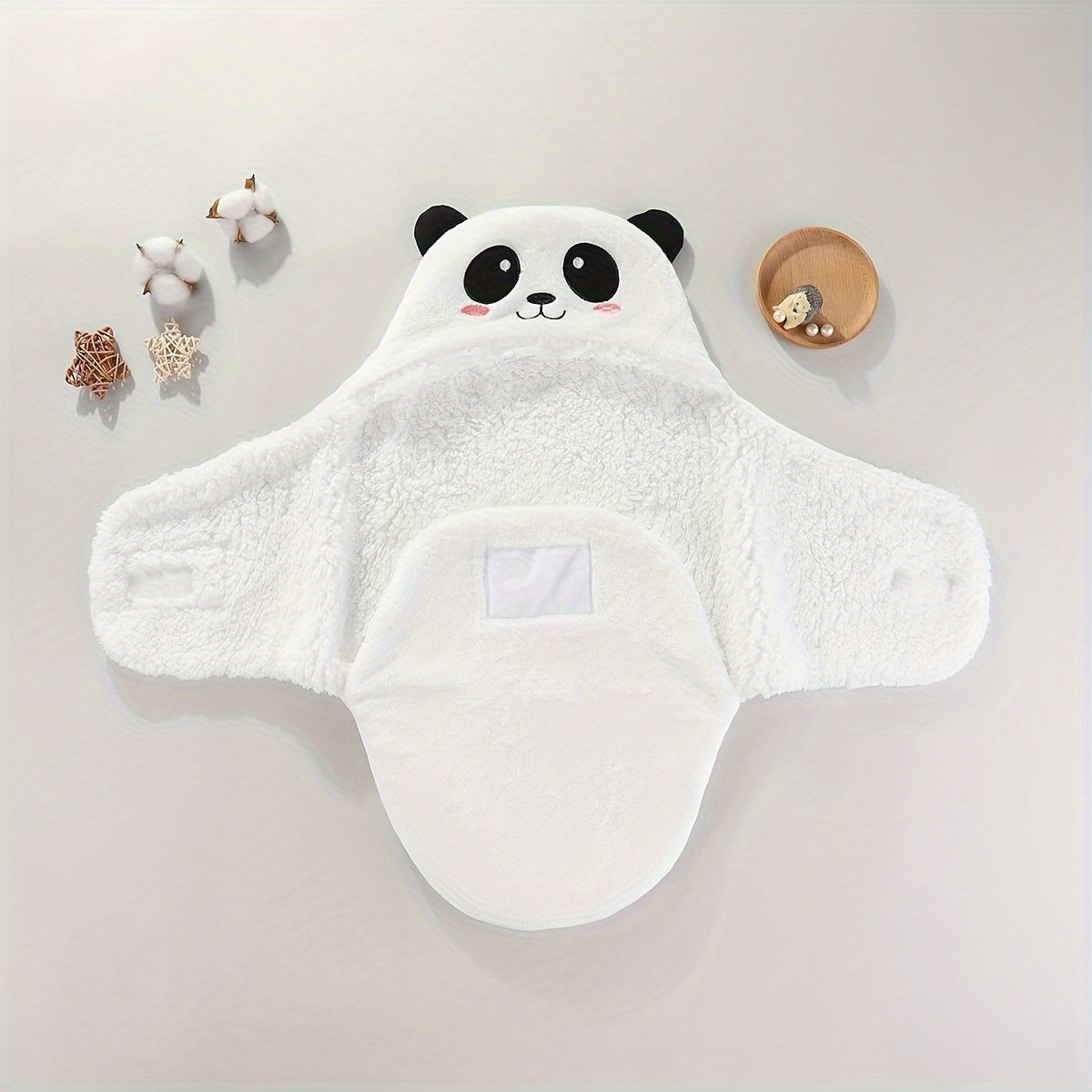 Cute Wrap, Flannel Thickened Soft Swaddling Blanket, Soft Sleeping Bag, Great Christmas Halloween Thanksgiving Day Gift, New Year's Gift, Valentine's Day Gift