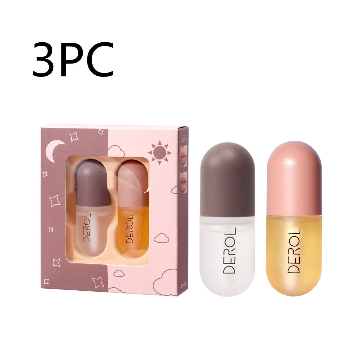 Day Night Instant Volume Lip Plumper Oil Clear Lasting Nourishing Repairing Reduce Lip Fine Line Care Lip Beauty Cosmetic - Lootquake