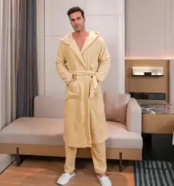 Men's Fibre Velvet Gown Set - Lootquake