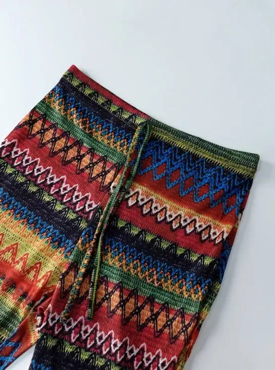 Women's Printed Warm And Tight Waist Pants, Trendy Leggings, Long And Cute Leggings - Lootquake