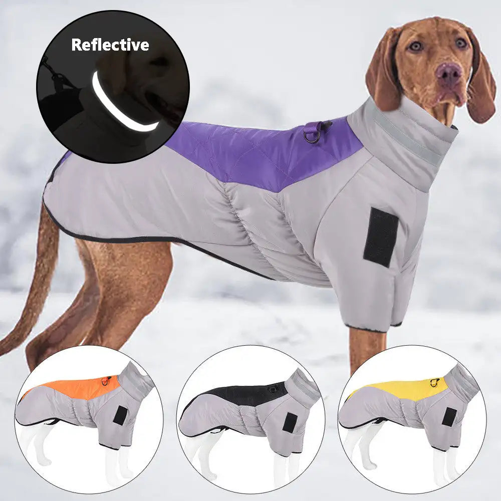 New Pet Dog Clothes Thickened With Reflective Warmth Pet Supplies - Lootquake