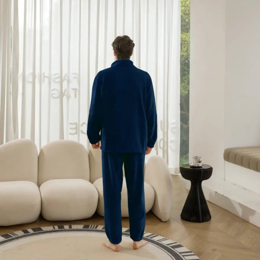 Men's Pajama Velvet Set - Lootquake