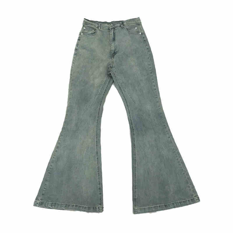 Crumpled Cat Beard Stacked Horn Mopping Jeans - Lootquake