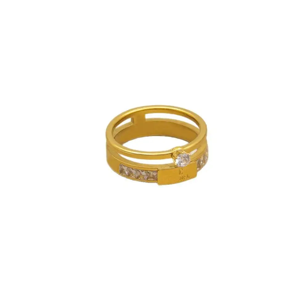 Non-fading Special Interest Light Luxury Fashion Double-layer Ring - Lootquake