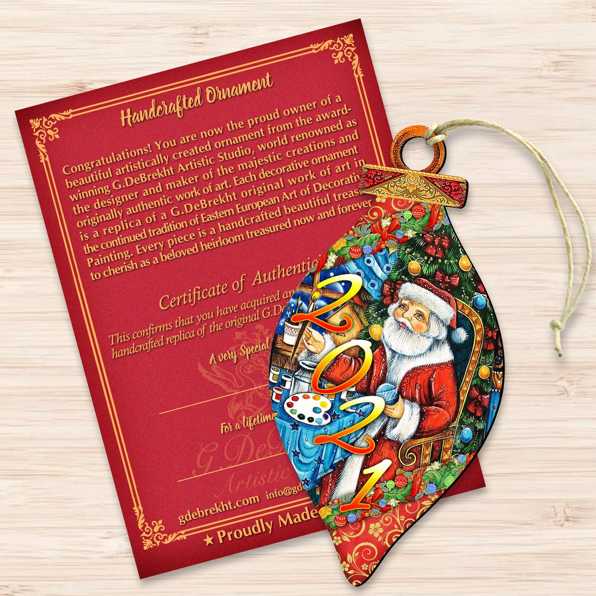 LIMITED EDITION Santa Christmas Ornament