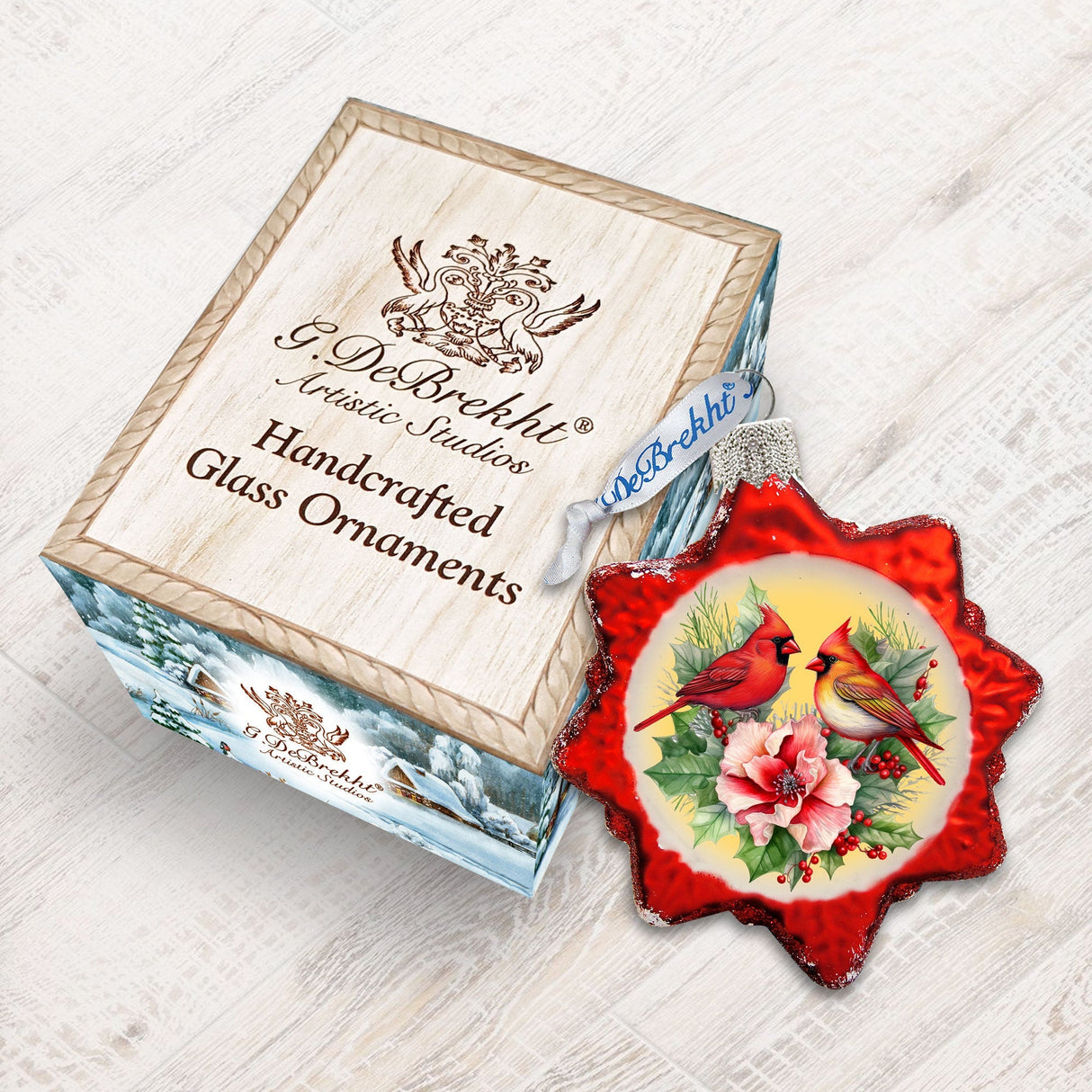 Adornos navideños de cristal de mercurio de G. Debrekht - Decoración navideña - 776029