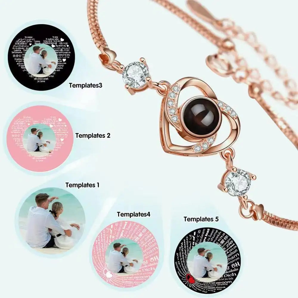 Creative And Simple S925 Silver Projection Bracelet - Lootquake