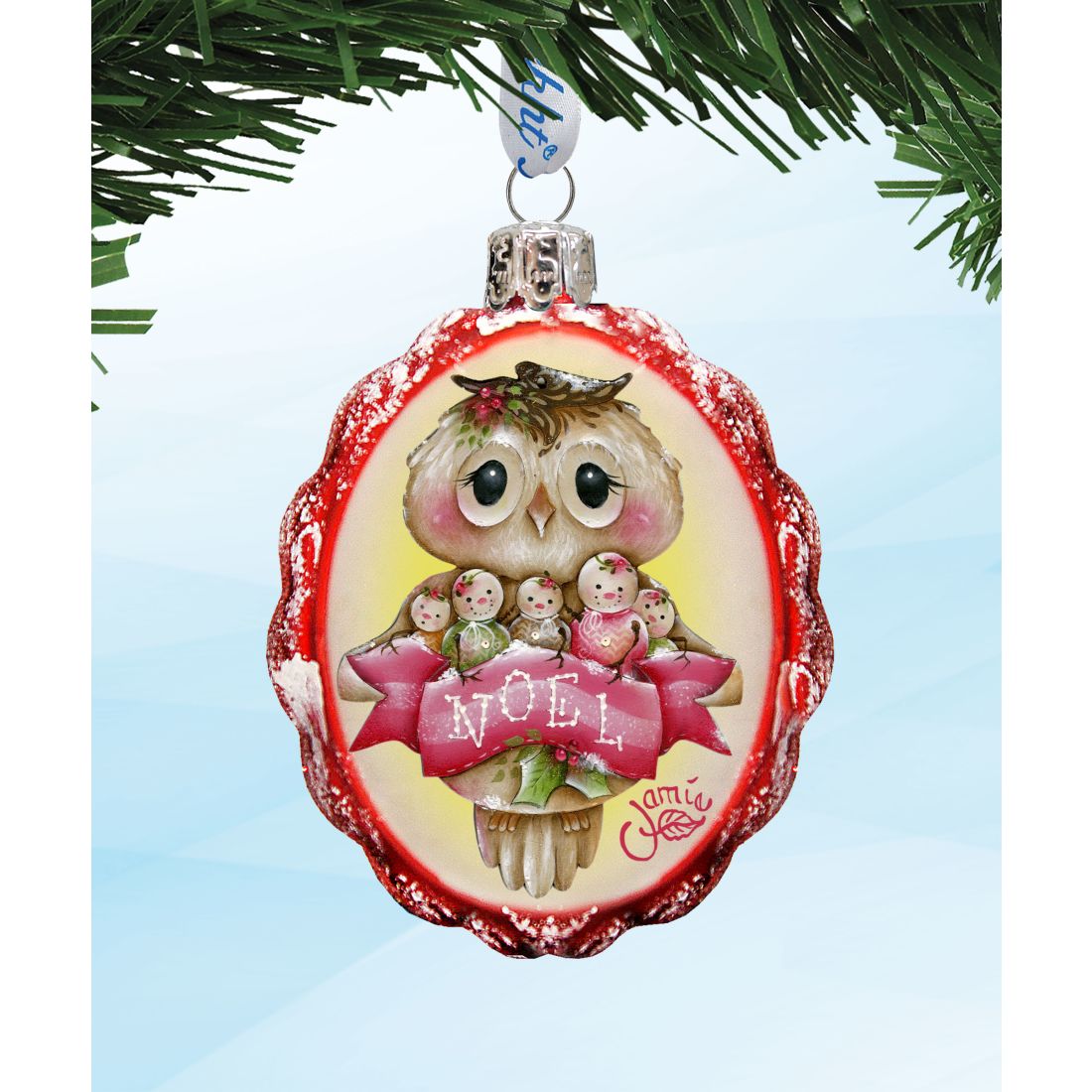 Holiday Mercury Glass Ornaments by Jamie Mills-Price - Christmas Decor - 770138S3-MP