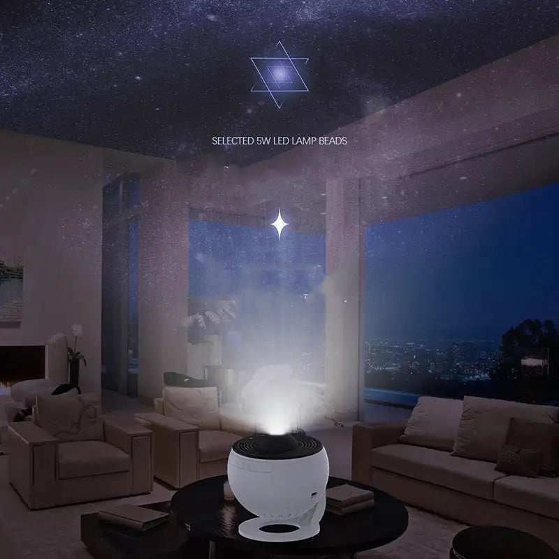 Night Light Galaxy Projector Starry Sky Projector 360 Rotate Planetarium Lamp For Kids Bedroom Valentines Day Gift Wedding Deco - Lootquake