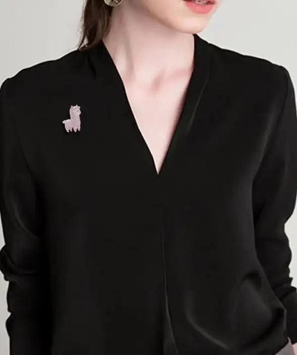 Cute Alpaca Brooch - Lootquake