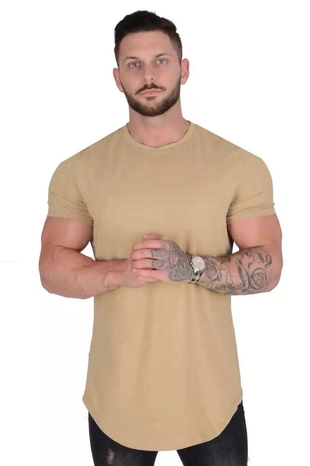 Men's Casual Short-sleeved Sports Fitness T-shirt - Lootquake