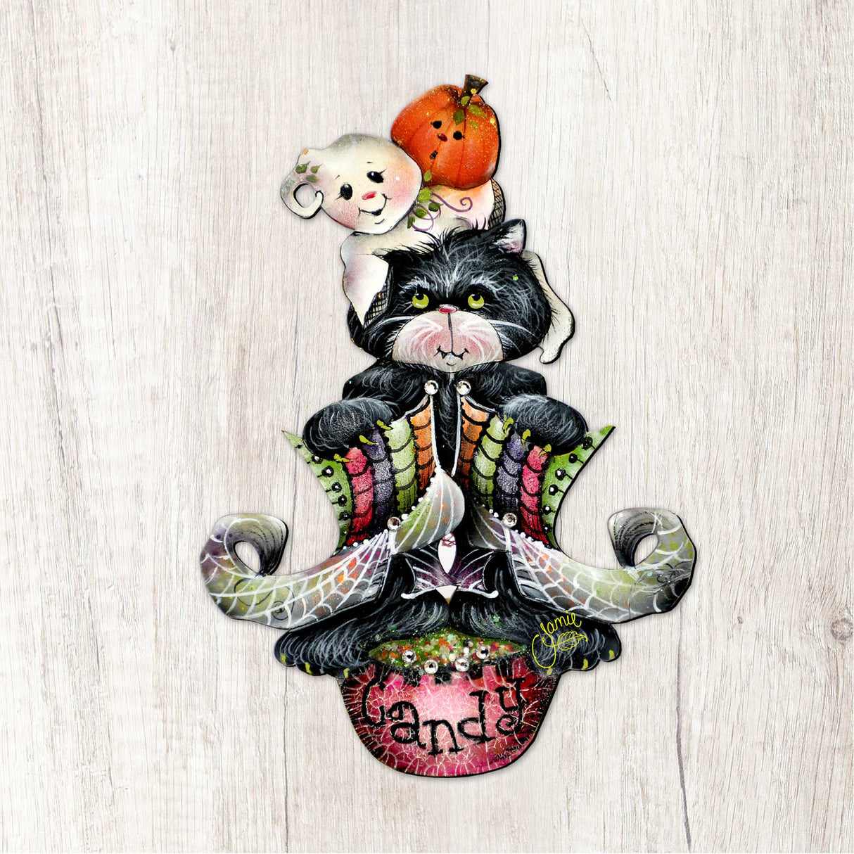 ¡Abucheos espeluznantes! Decoración de Halloween para puertas de Jamie Mills-Price - Decoración de Halloween para Acción de Gracias - 8457409H