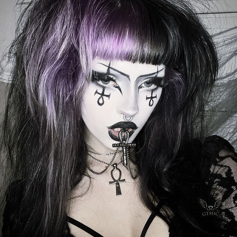 Colgante de acero inoxidable con el ojo de Horus de Ankh