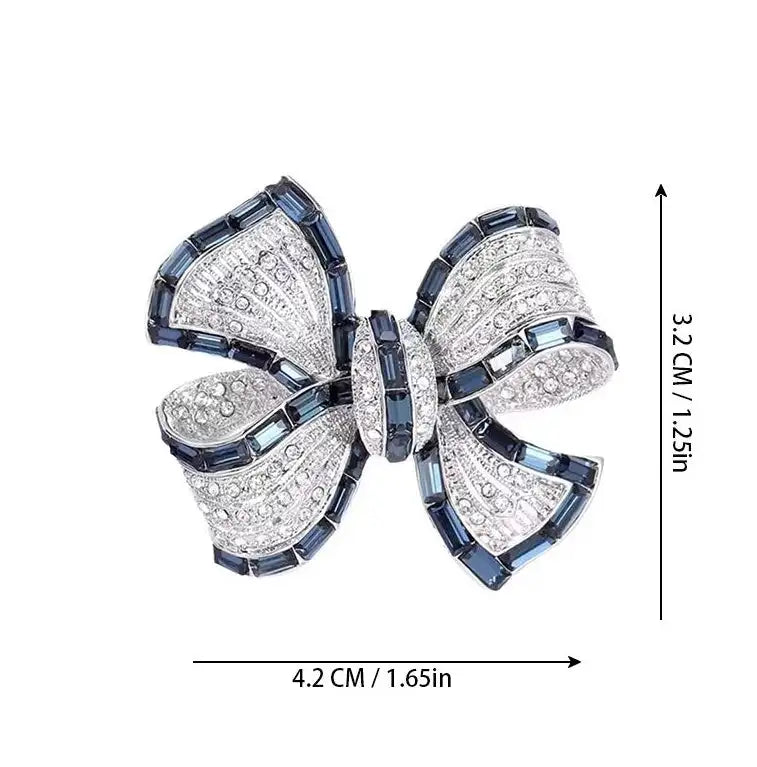 Luxury Purple Alloy Bow Brooch With High-end Feel - Lootquake