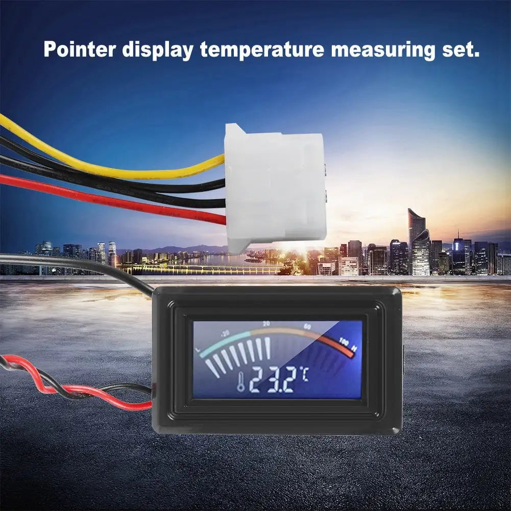 PC Water Cooling System Pointer Display Thermometer Temperature Meter - Lootquake
