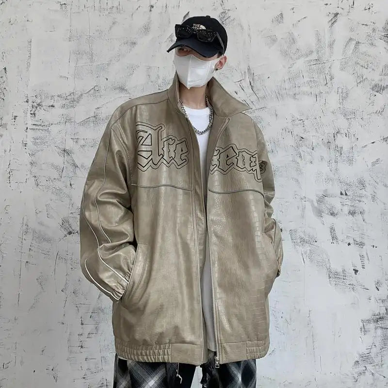 High Street Locomotive PU Snake Skin Pattern Overalls - Lootquake