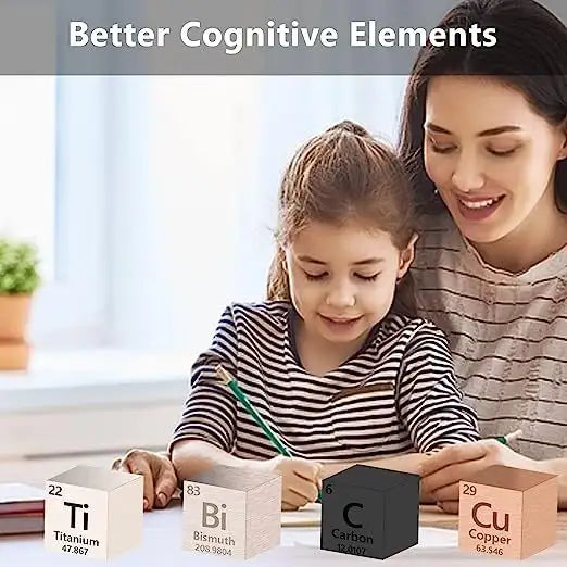 Metal Element Cube High Purity, Periodic Table Of Elements Collection For Element Collections Hobbies, Pure Tungsten Cube, Iron, Aluminum, Bismuth, - Lootquake
