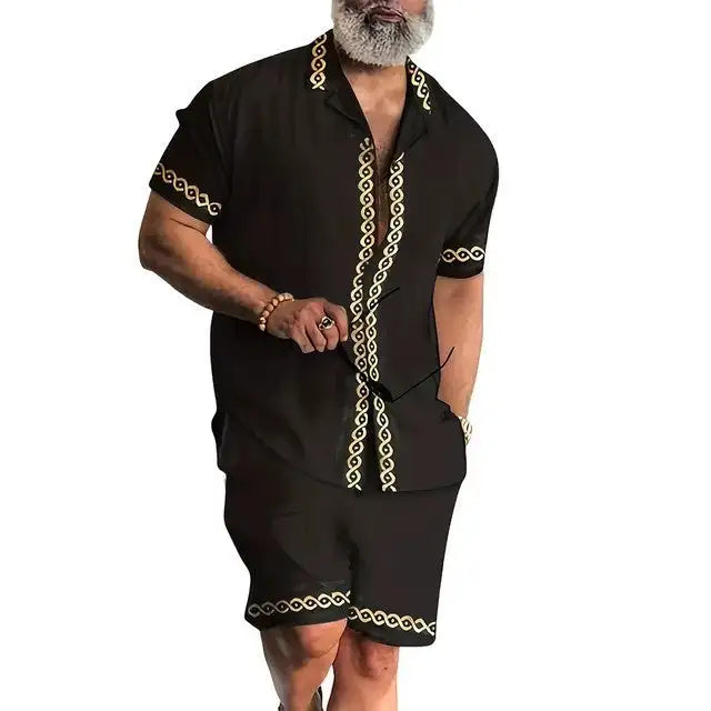 Fashion 3D Digital Printing Hawaiian Vacation Shirt Shorts - Lootquake