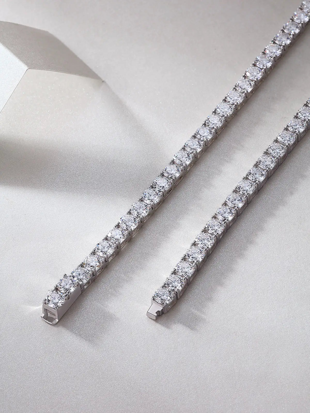 Endless Stream Of Stars 0.5ct Luxury Fashion Mossan Diamond S925 Silver Necklace - Lootquake