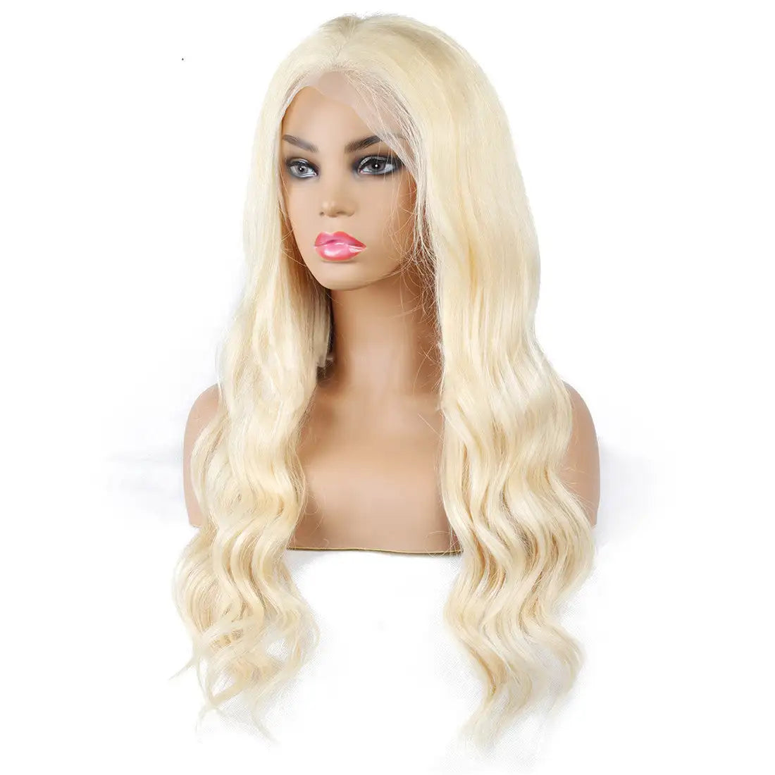 Semi Lace Real Wig Blond Headgear - Lootquake