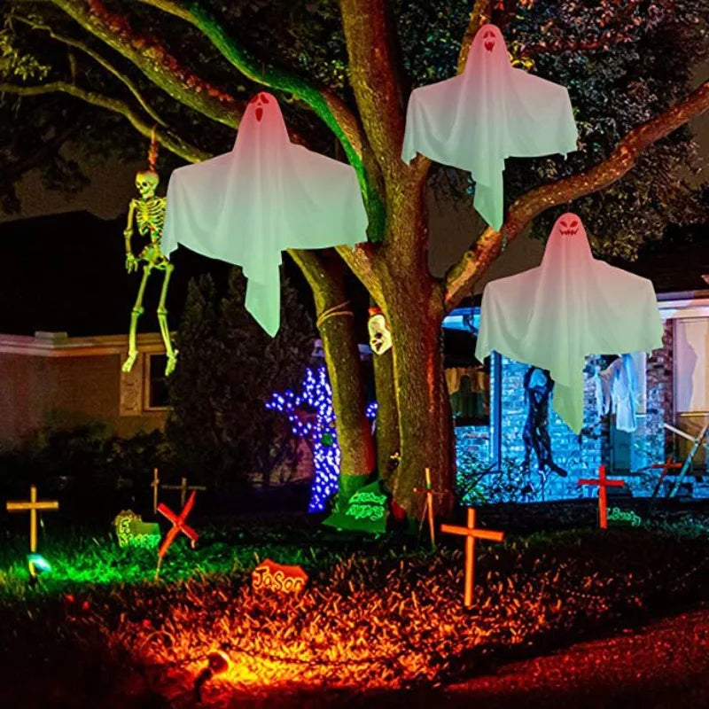 NNEOBA Scary LED Hanging Ghost Decorations