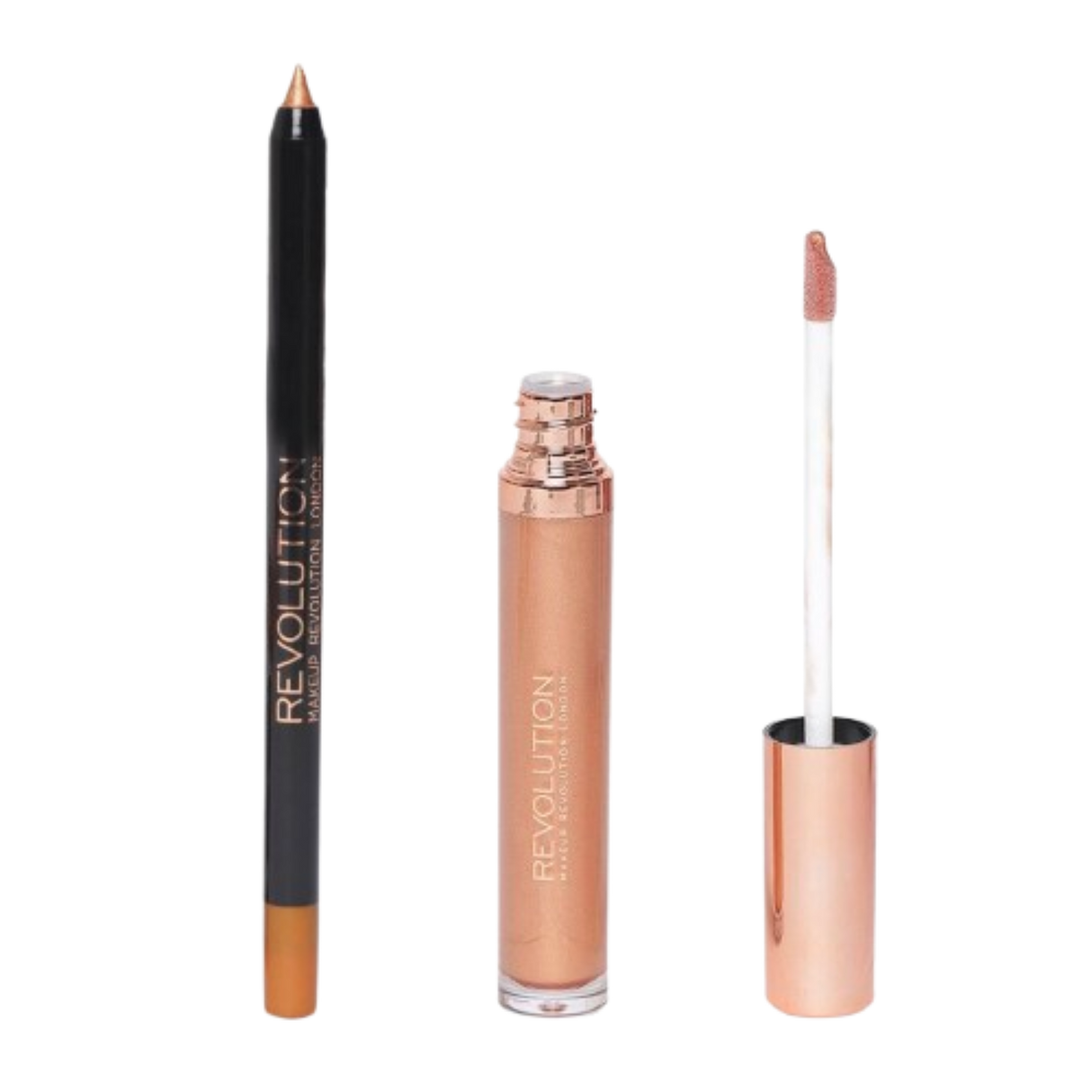 REVOLUTION Retro Luxe Lip Contour Kit - Pencil & Lipstick (Value Pack)