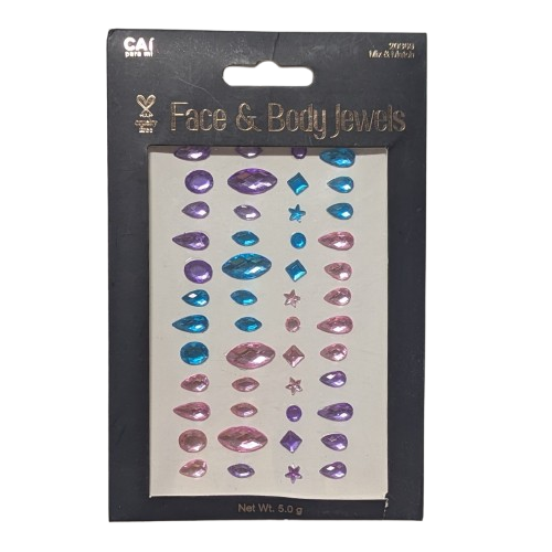 CAi Face & Body Jewels Mix Match 24 Count