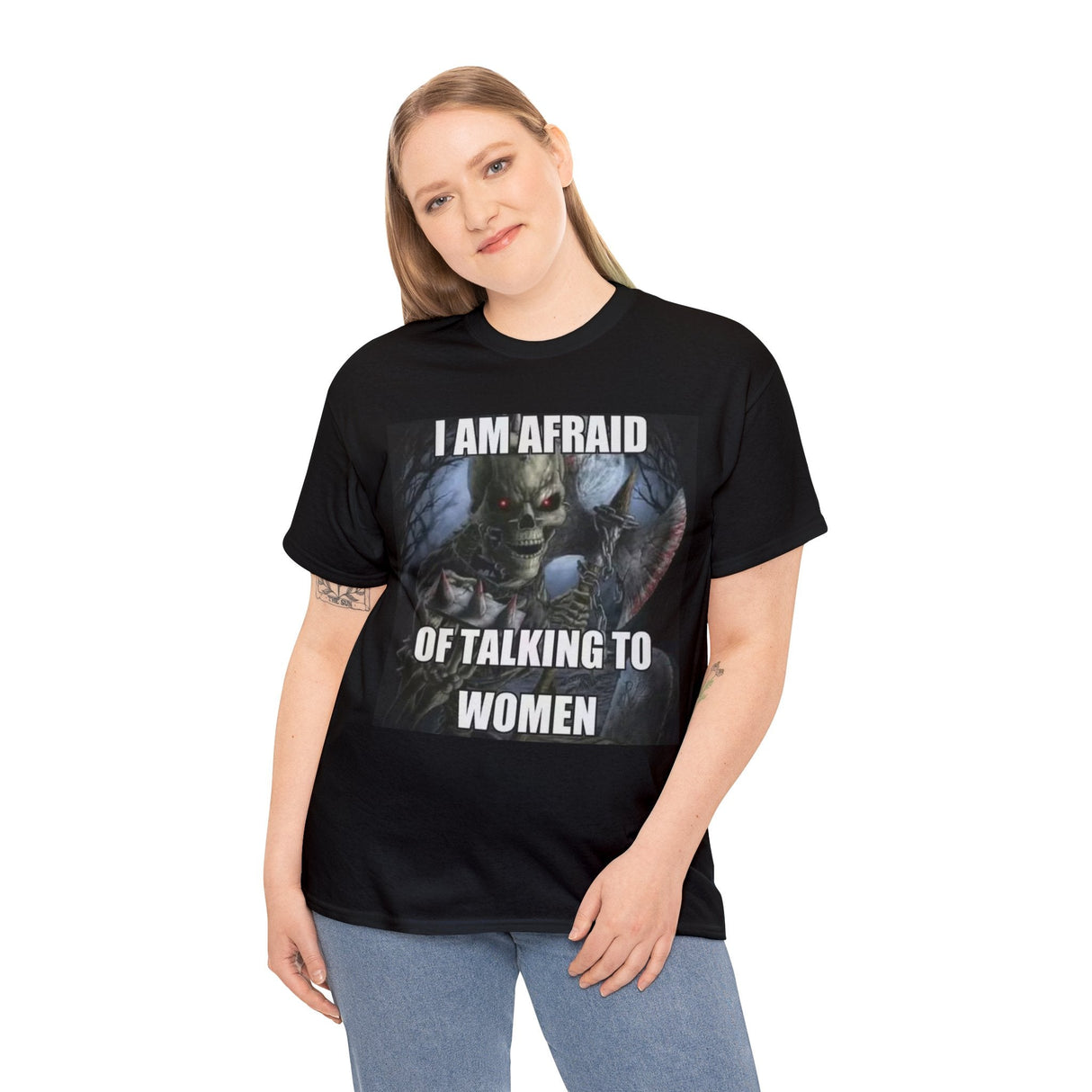 Tengo miedo de hablar con mujeres camiseta