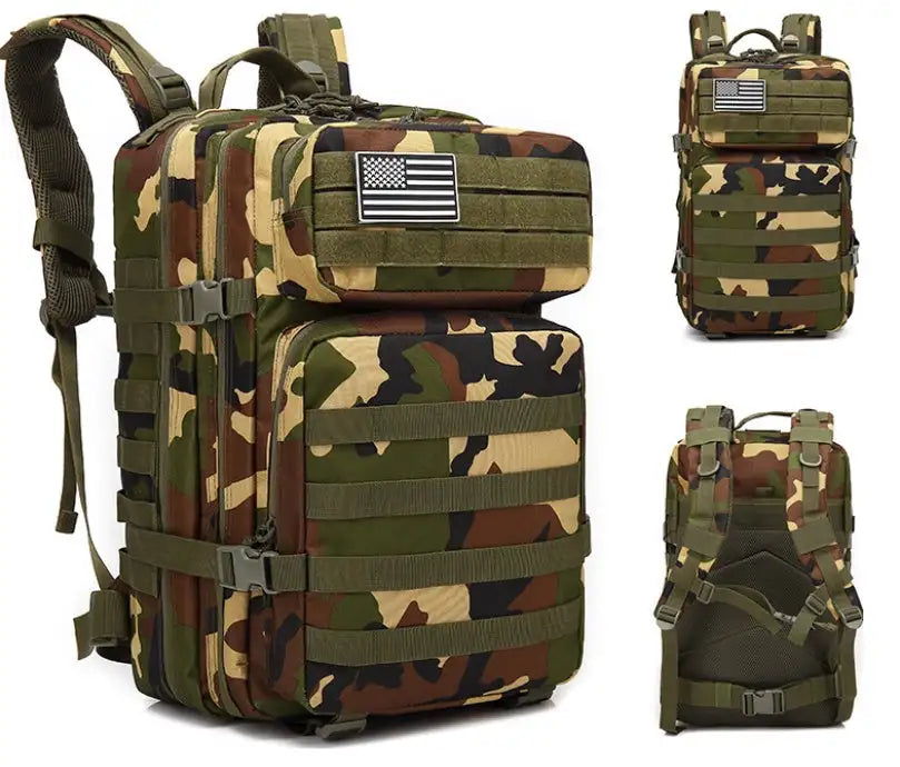 Outdoor Mountaineering Bag Tactical Leisure Bag Army Fan Travel Computer Bag Individual Soldier Package - Lootquake