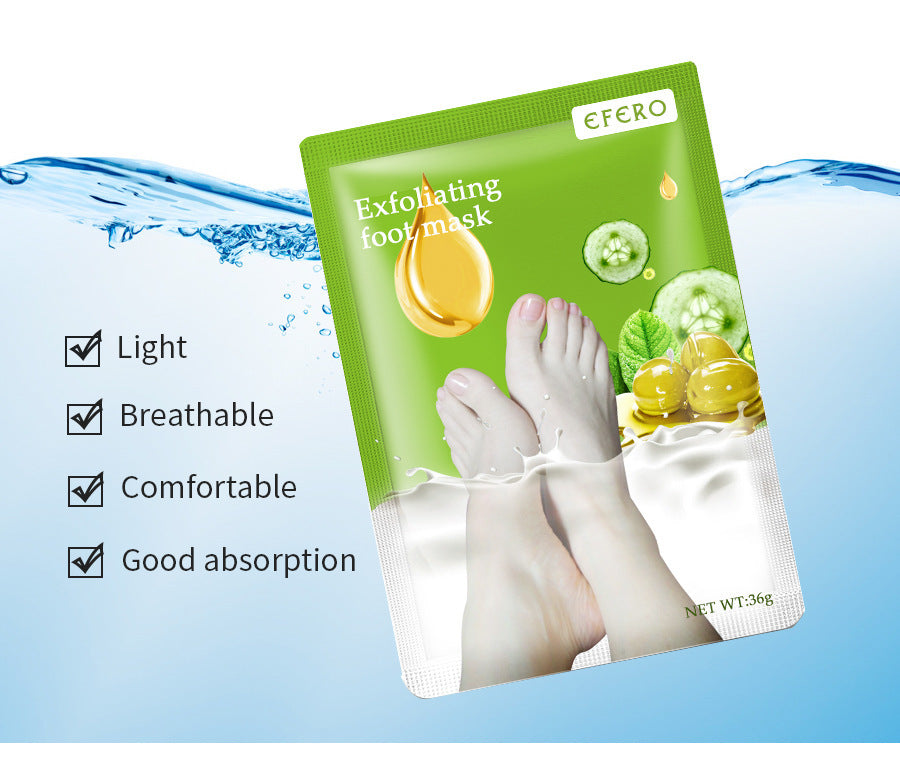 Exfoliating Foot Mask Foot SPA Pedicure Socks Removing Dead Skin Whitening Heels Feet Peeling Anti Cracked Foot Skin Care - Lootquake