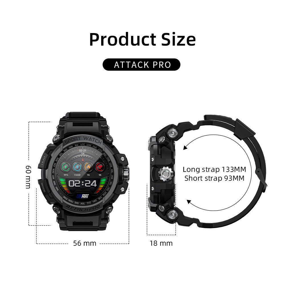Outdoor Sport Smartwatch with Bluetooth Calling