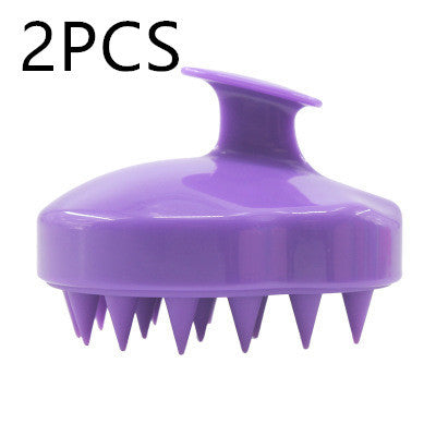 Silicone Scalp Brush for Cleaning and Massage