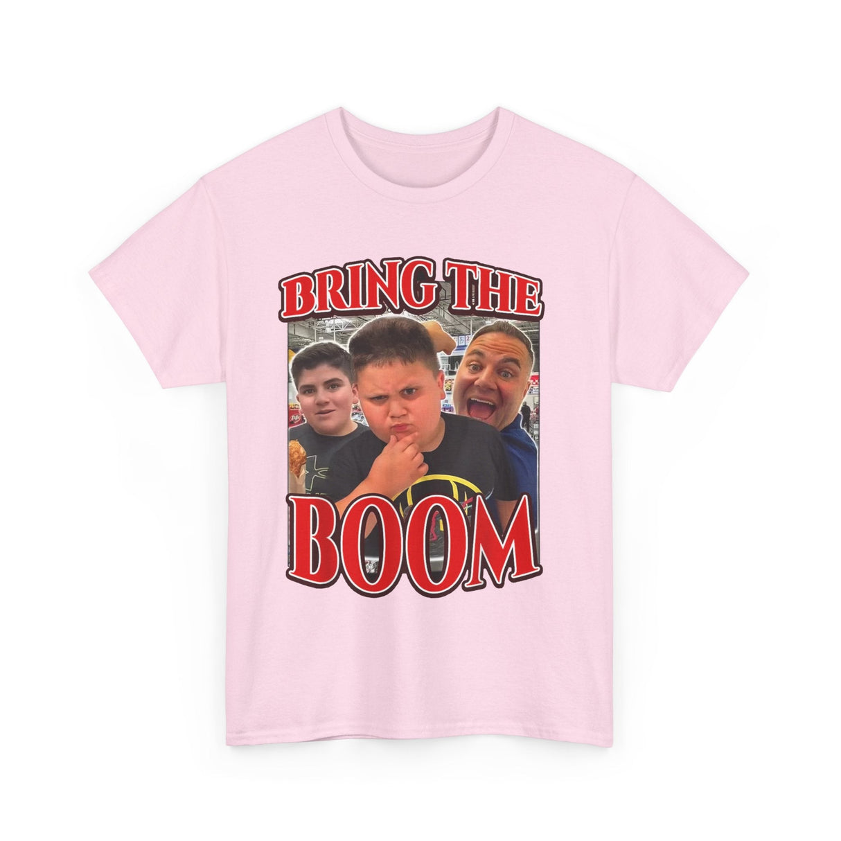 Traemos la camiseta divertida del boom