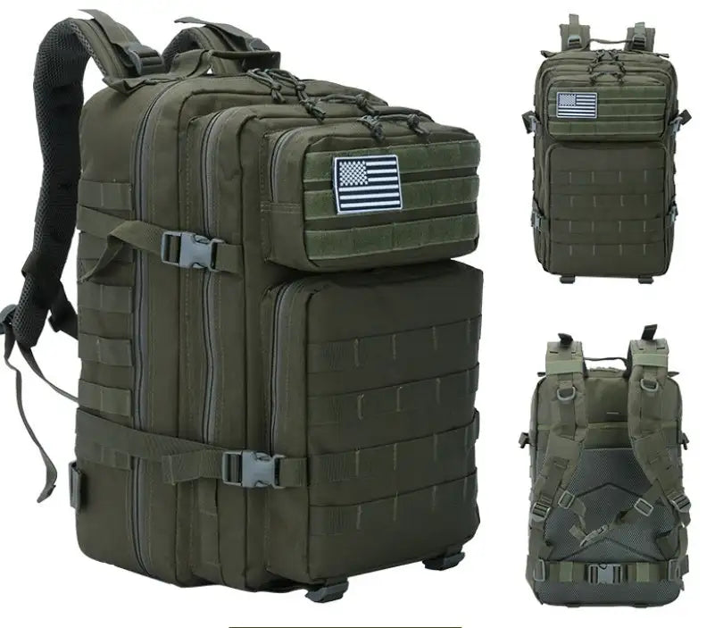 Outdoor Mountaineering Bag Tactical Leisure Bag Army Fan Travel Computer Bag Individual Soldier Package - Lootquake