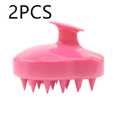 Silicone Scalp Brush for Cleaning and Massage