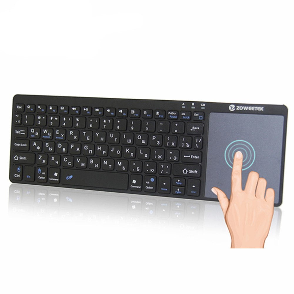Zoweetek K12BT-1 Mini Wireless Bluetooth Keyboard with Touchpad