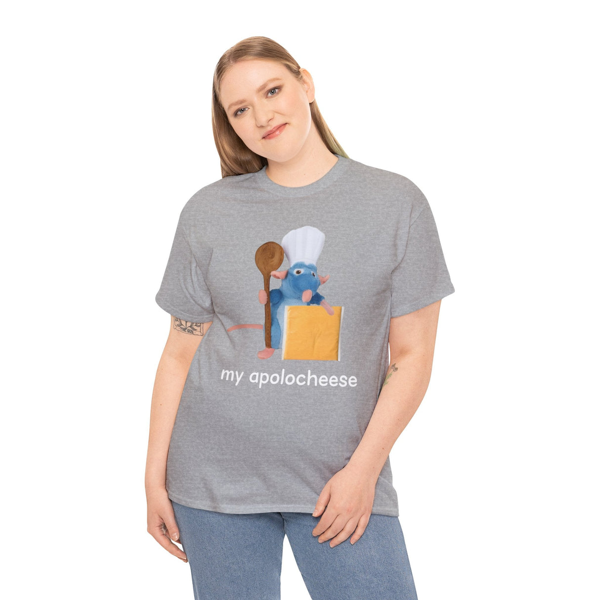 Camiseta con meme de queso de peluche de rata Apolocheese: divertida e irónica para amantes de las ratas