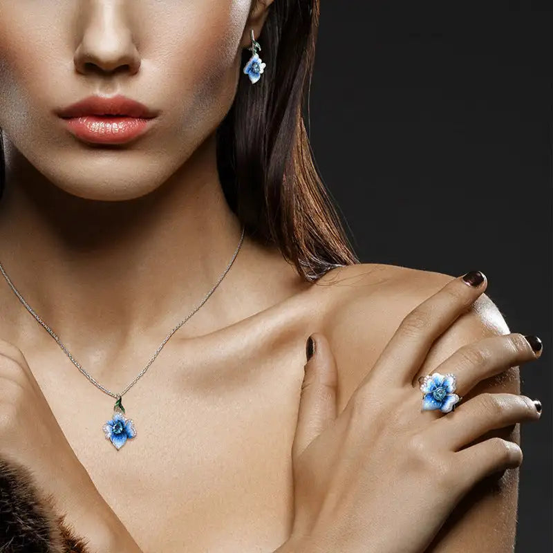 Flower Flower Jewelry Suit Petunia - Lootquake