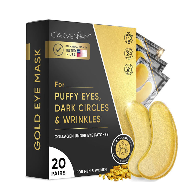 Eye Bag Removal Wrinkle Lifting And Tightening 24K Gold Eye Mask Patch - Lootquake