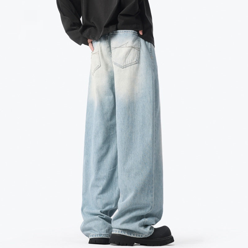 Autumn And Winter American High Street Retro Washed Jeans - Lootquake