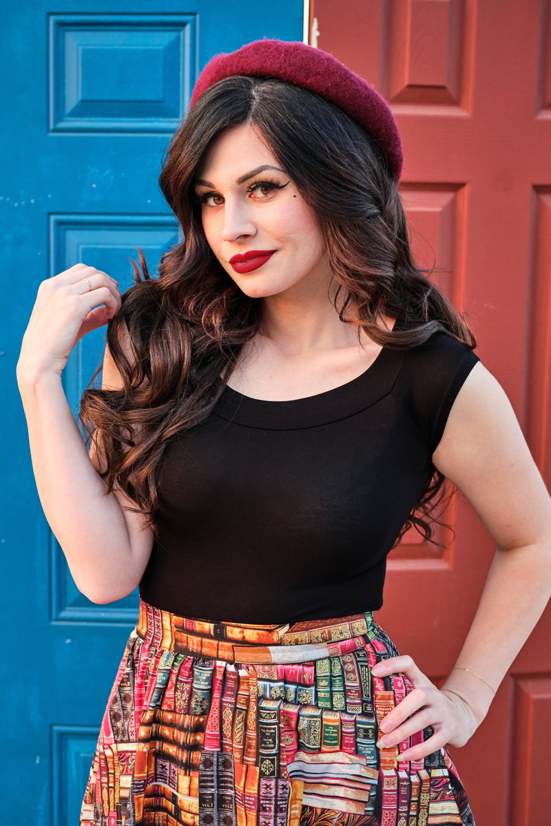 No juzgues un libro por su portada Falda de corte A