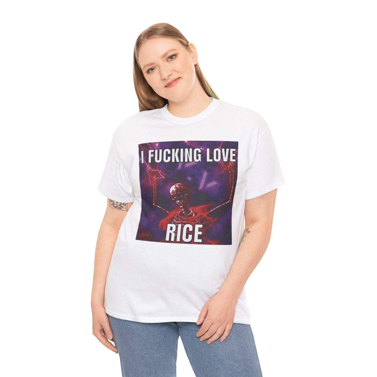 I Fucking Love Rice Meme Shirt – Funny Food Humor T-Shirt