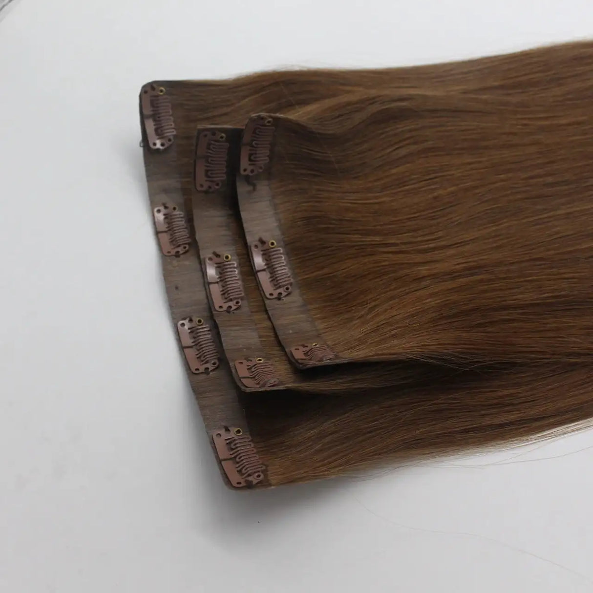 Clip hair clips in human hair extension - Lootquake