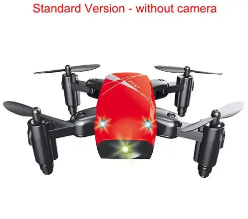 Micro Foldable RC Drone 3D Bearing Steering Wheel Remote Control Quadcopter Toys With Camera WiFi APP Control Helicopter Dron Kids Gift - Lootquake