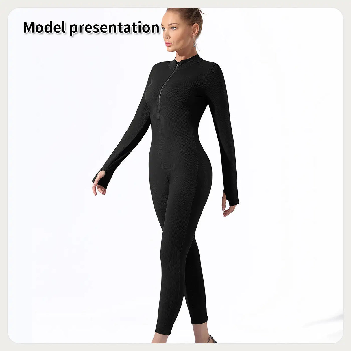 Women's Fashion Simple Solid Color Bodysuit - Lootquake