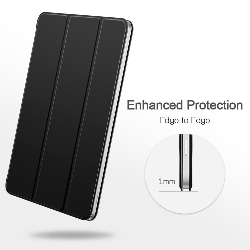 Magnetic Smart Case for iPad Pro 11 - Trifold Stand, Rubberized Cover