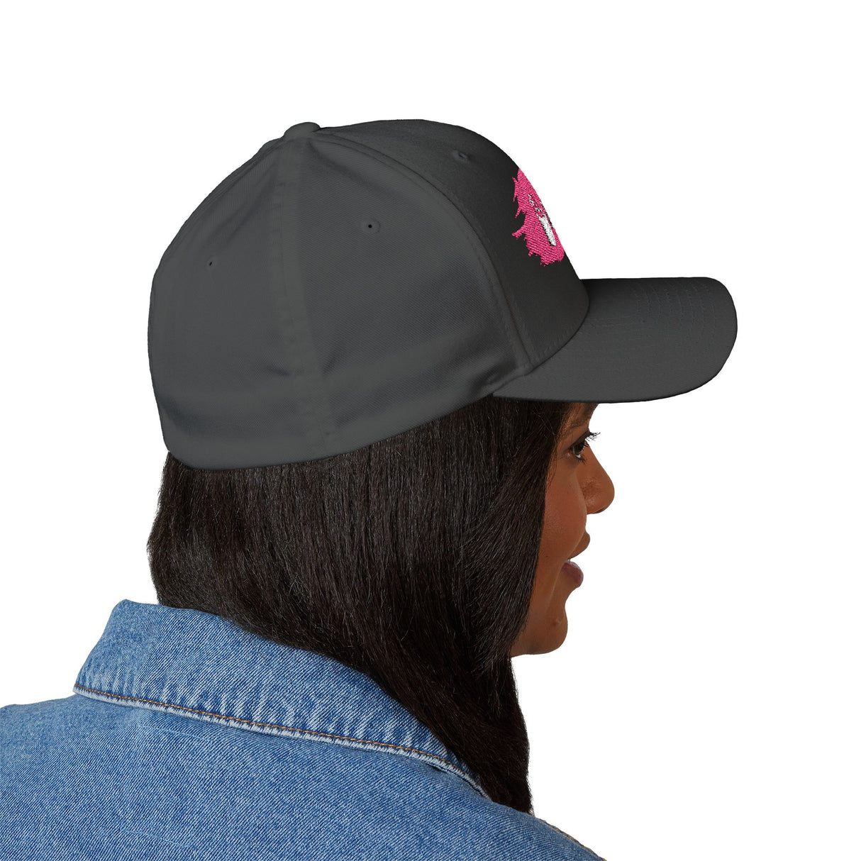 Embroidered Cap with Pink Lootquake Logo