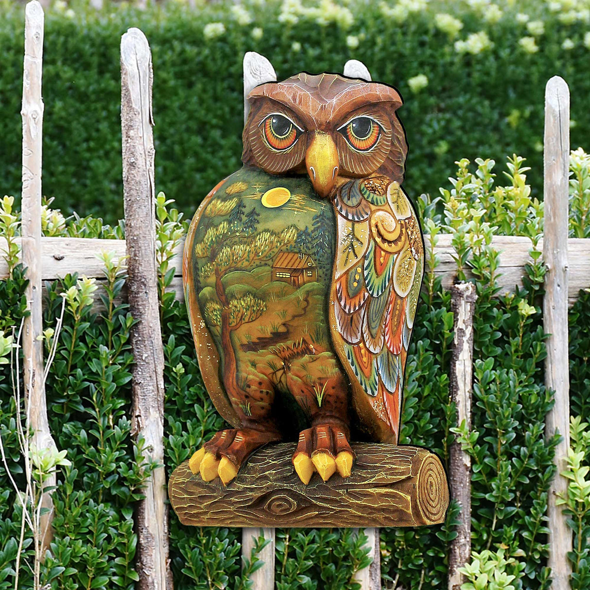 Owl Halloween Door Decor by G. DeBrekht - Thanksgiving Halloween Decor - 8158912H