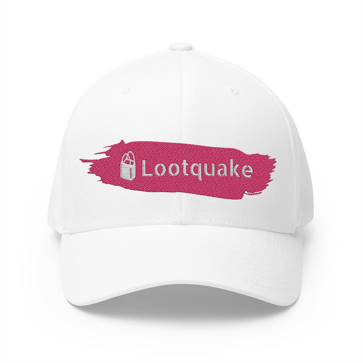 Embroidered Cap with Pink Lootquake Logo
