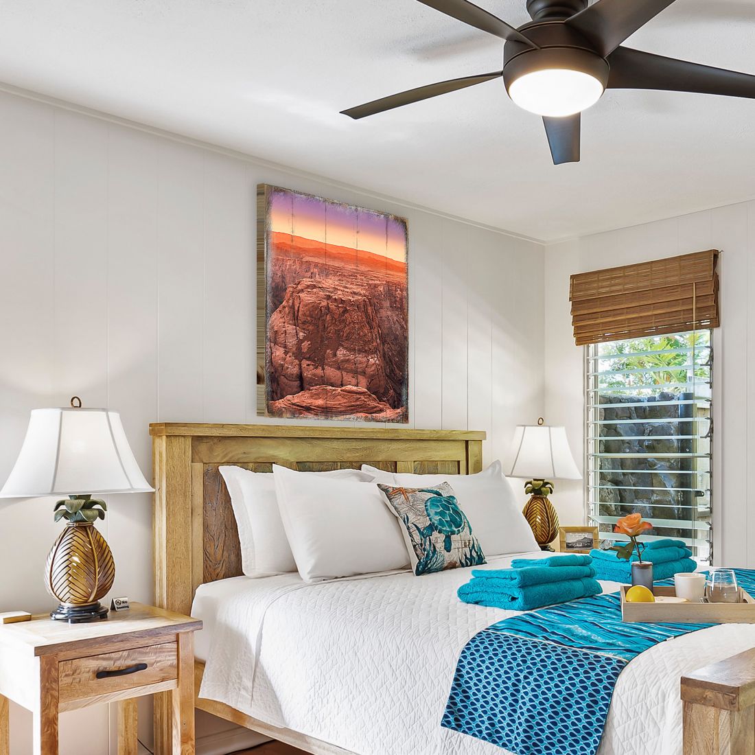 Canyon Dusk Art Wooden Wall Art by Nature Wonders - Nature Wildlife Decor - 95278B